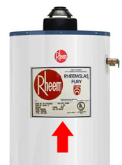 How to Locate and Read your Rheem Water Heating Serial Numbers